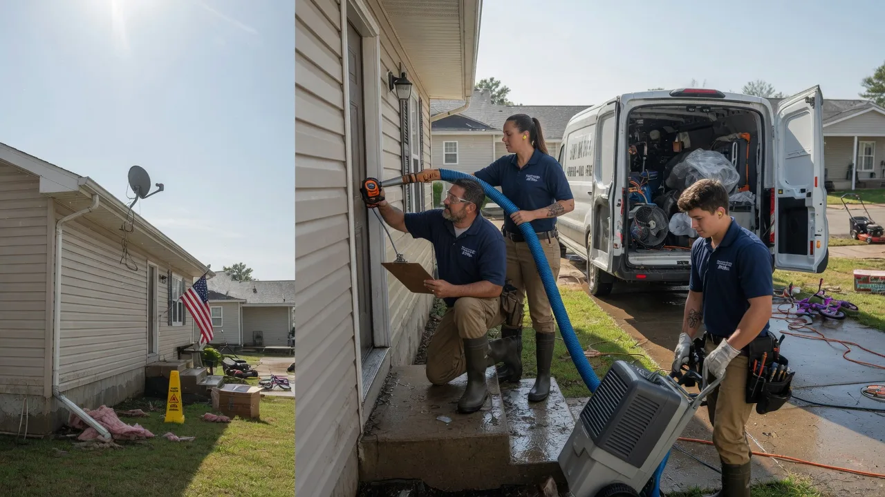 Ceiling Water Damage Restoration in Mount Vernon, IL near me